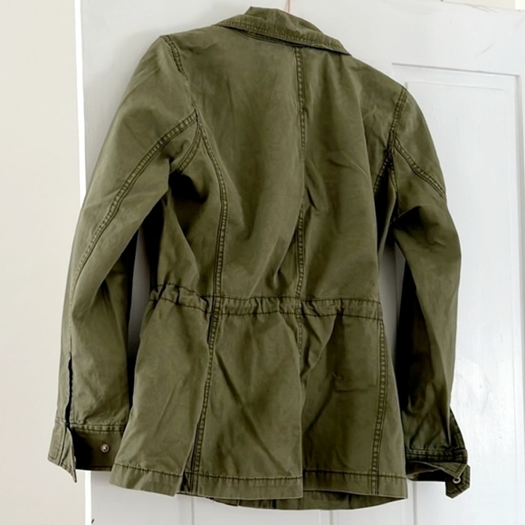 Madewell Fleet Dispatch Jacket Palm Tree Green Blogger Favorite Gal Meets Glam - Picture 6 of 14